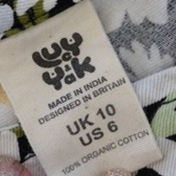 Lucy & Yak Sleeveless V Neck Daisy Jumpsuit Multicolor Womens Size 6 - Picture 7 of 8